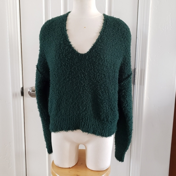 Free People Theo V Neck / Deepest Spruce - Picture 1 of 7